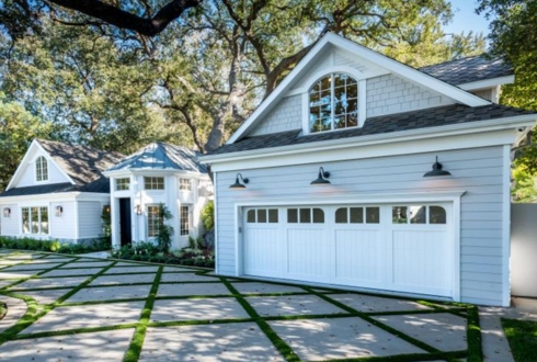 Custom finishes and design options for garage doors in Edmonton.