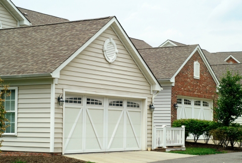 Garage door accessories including remotes, keypads, and security systems.